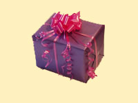 Gift Blue Pink Bow Wrap Gift Blue Pink Bow Wrap