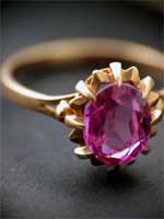 alexandrite gemstone ring