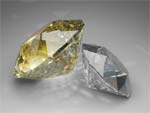 yellow and white diamond yellow and white diamond