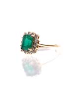 emerald gemstone ring
